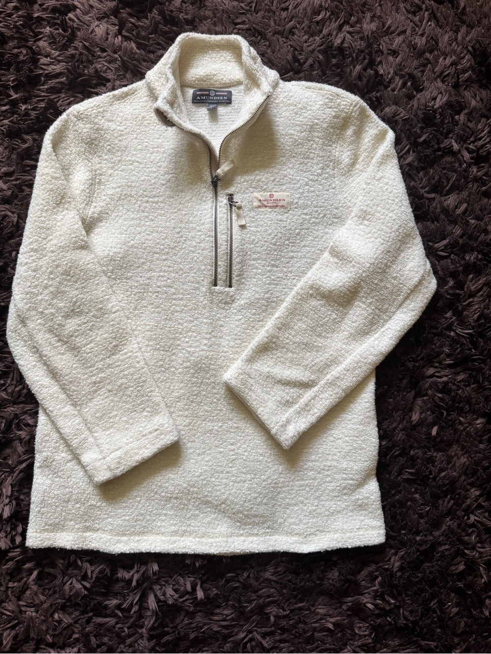 Amundsen sports Hut Men's Quarter-Zip Wool Pullover